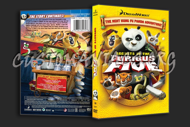 Secrets of the Furious Five dvd cover