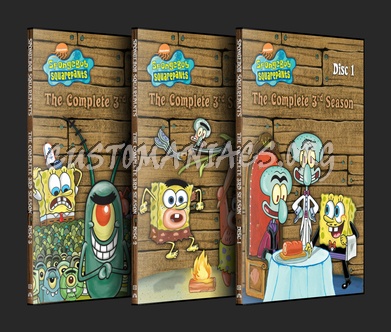 Spongebob Squarepants The Complete 3rd Season - DVD Covers