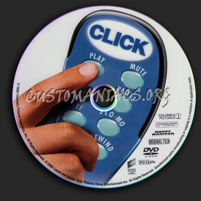 Click dvd label