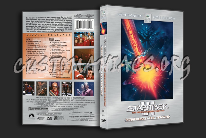 Star Trek VI The Undiscovered Country dvd cover