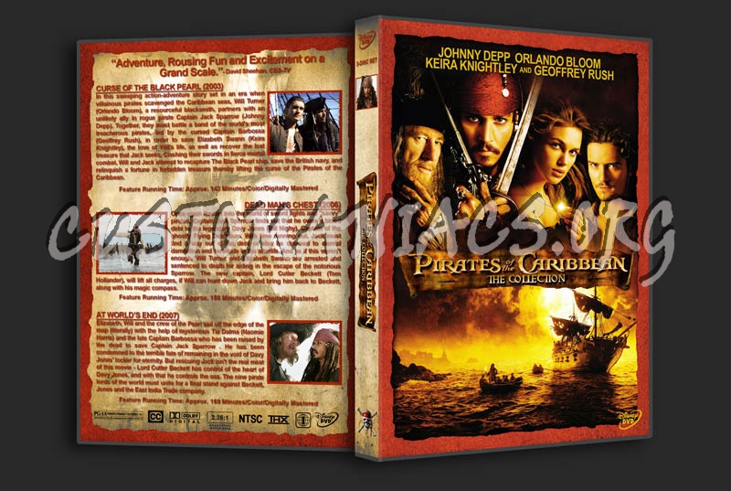 Pirates of the Caribbean Trilogy dvd cover