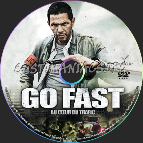 Go Fast dvd label