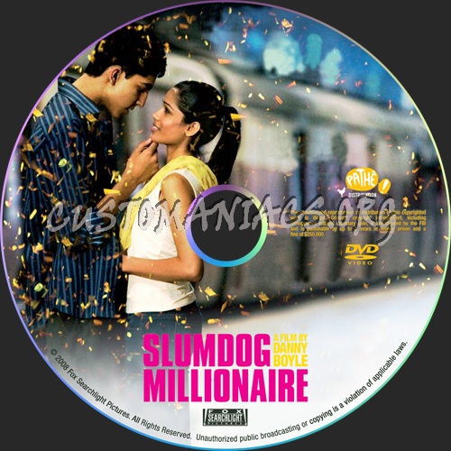 Slumdog Millionaire dvd label