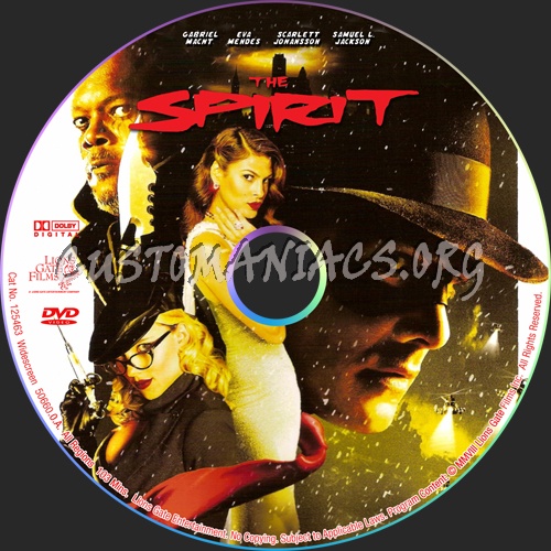 The Spirit dvd label