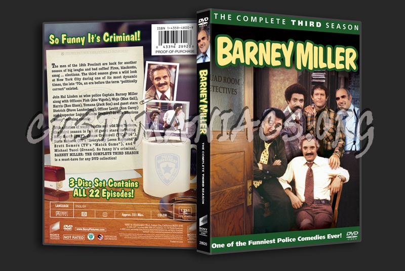 Barney Miller Season 3 dvd cover