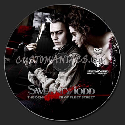 Sweeney Todd: The Demon Barber of Fleet Street dvd label