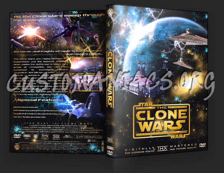 Star Wars the Clone Wars dvd cover