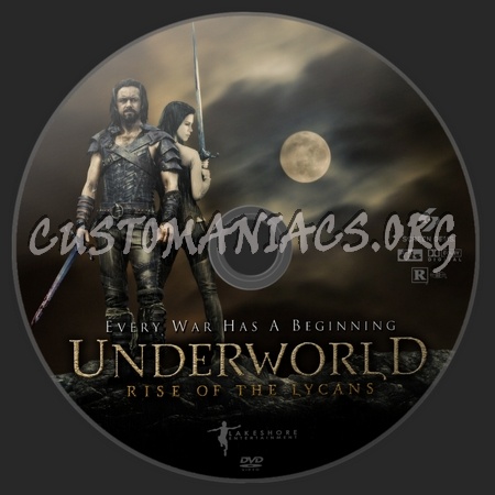 Underworld: Rise Of The Lycans dvd label