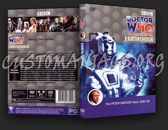 Doctor Who Earthshock dvd cover