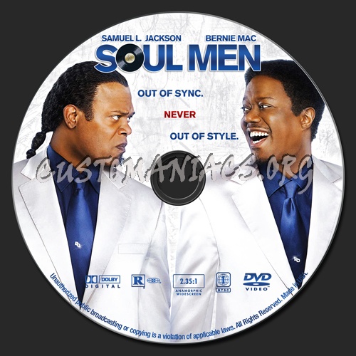 Soul Men dvd label