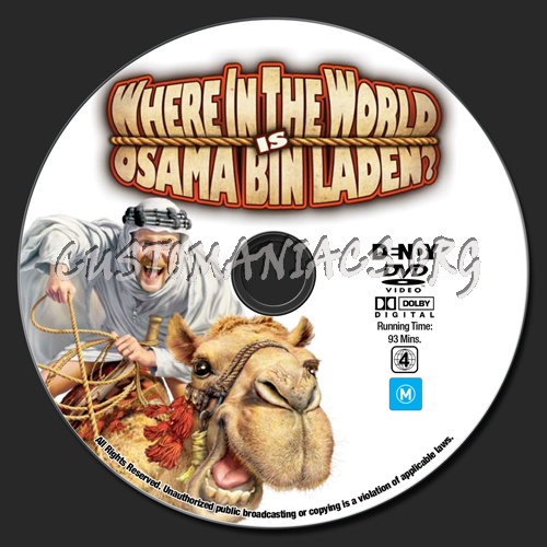 Where In The World Is Osama Bin Laden dvd label