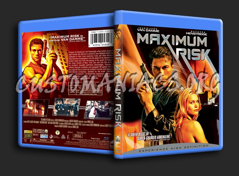 Maximum Risk blu-ray cover