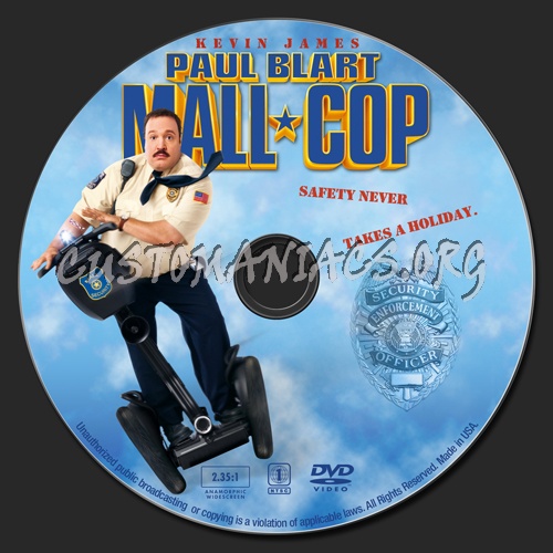 Paul Blart: Mall Cop dvd label