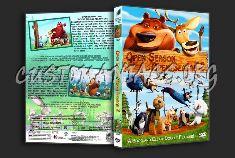 Open Season/Open Season 2 Double Feature dvd cover