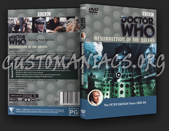 Doctor Who: Resurrection of the Daleks dvd cover