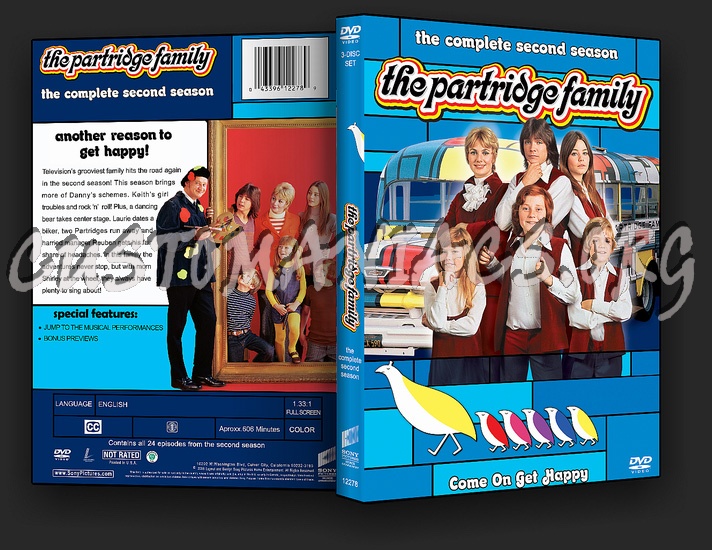 The Partridge Family Season 2 dvd cover