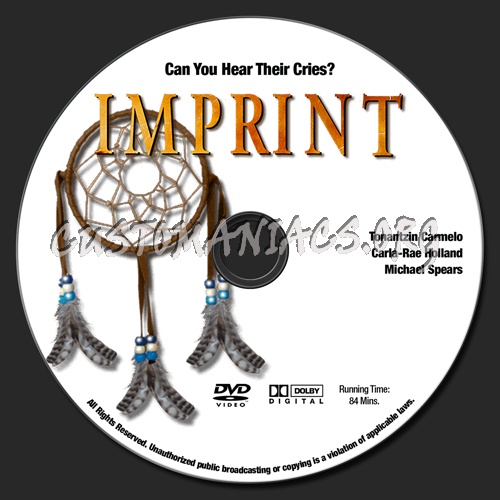 Imprint dvd label