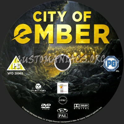 City Of Ember dvd label