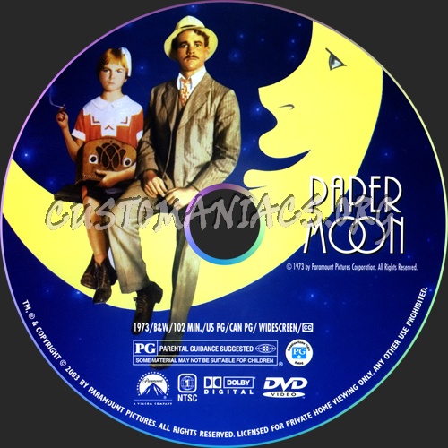 Paper Moon dvd label