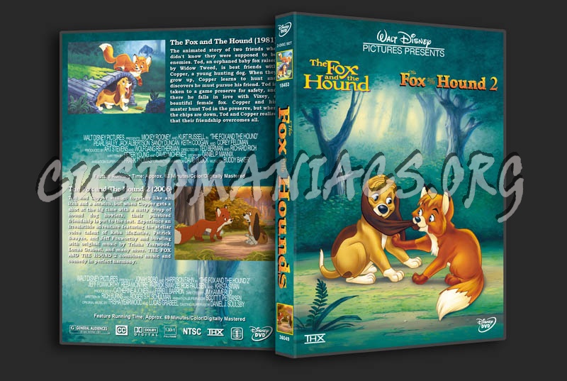 The Fox and the Hound Double Feature dvd cover