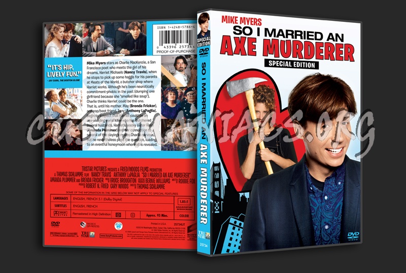 So I Married an Axe Murderer dvd cover