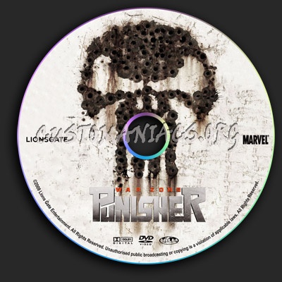 Punisher 2 - War Zone dvd label