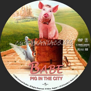 Babe 2 dvd label