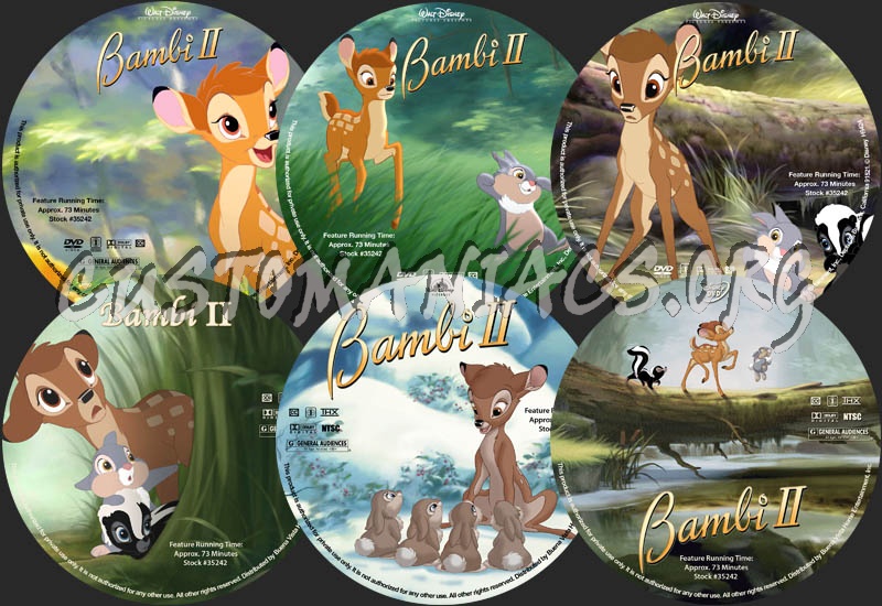 Bambi II dvd label