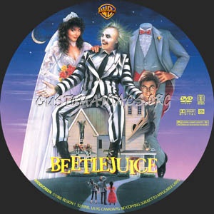 Beetlejuice dvd label