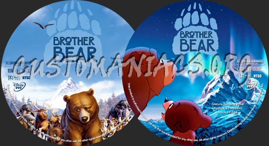 Brother Bear dvd label