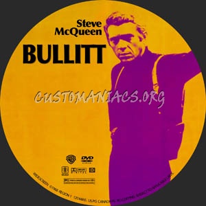 Bullitt dvd label