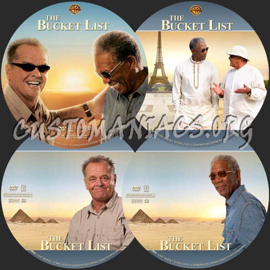 The Bucket List dvd label