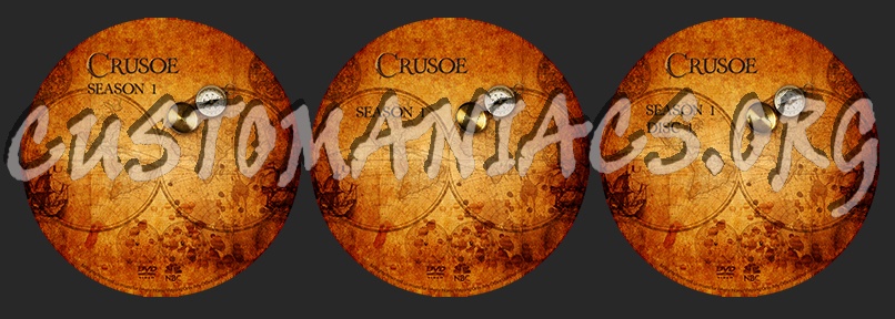 Crusoe Season 1 dvd label