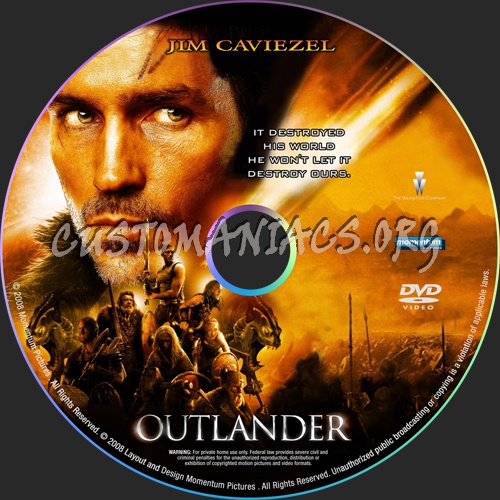 Outlander dvd label