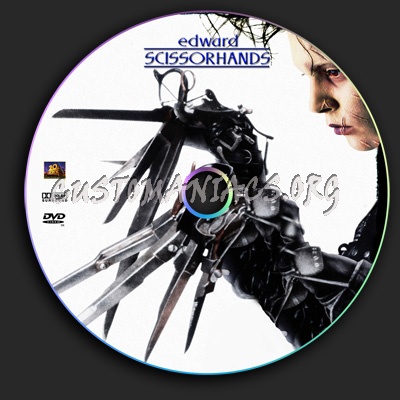 Edward Scissor Hands dvd label