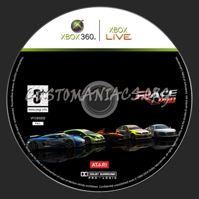 Race Pro dvd label