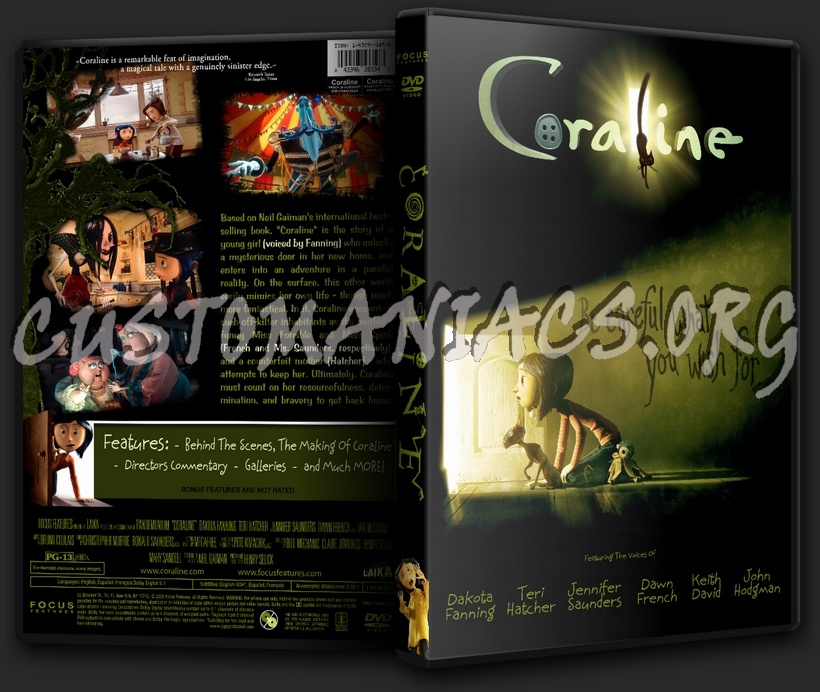 Coraline dvd cover