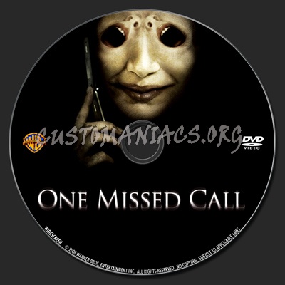 One Missed Call dvd label