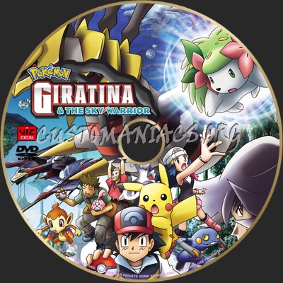 Pokemon:Giratina & The Sky Warrior dvd label