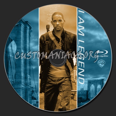 I Am Legend blu-ray label