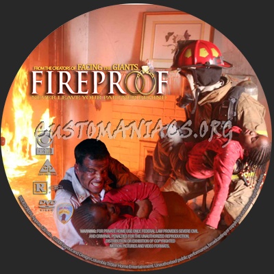 Fireproof dvd label