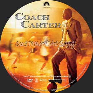 Coach Carter dvd label