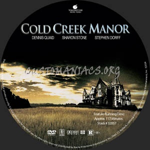 Cold Creek Manor dvd label