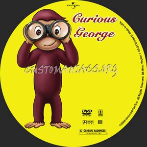 Curious George dvd label