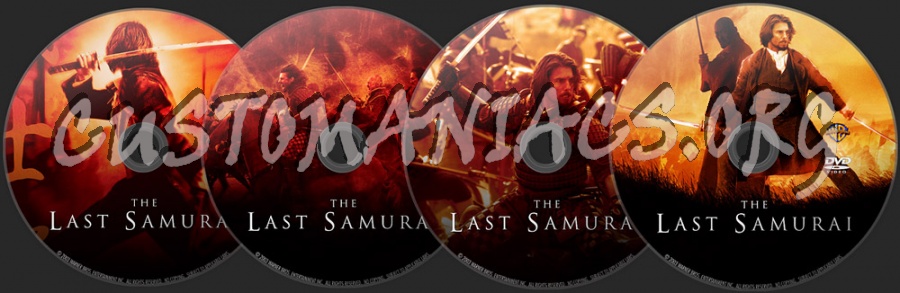 The Last Samurai dvd label