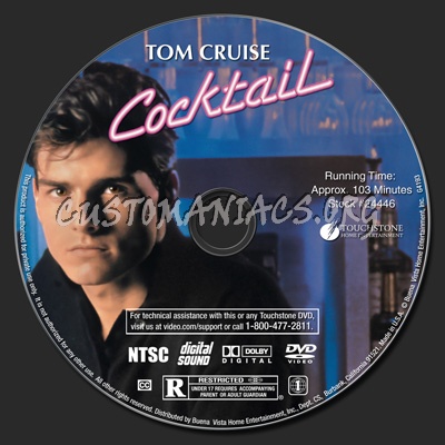 Cocktail dvd label