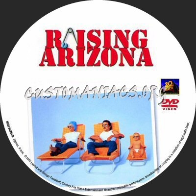 Raising Arizona dvd label