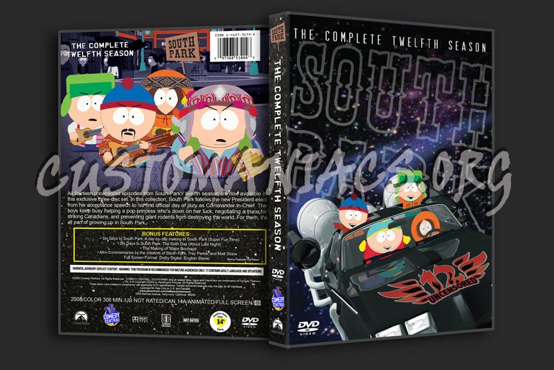 South Park - Season 12 dvd cover