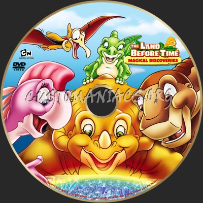 The Land Before Time Magical Discoveries dvd label