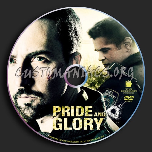 Pride And Glory dvd label